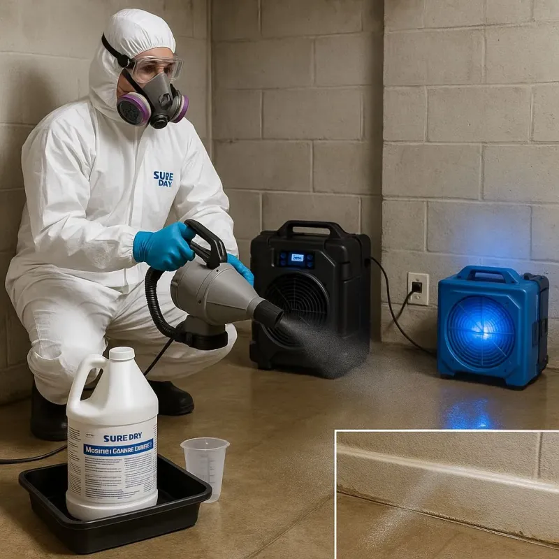 Sanitization and Odor Removal process in China, TX